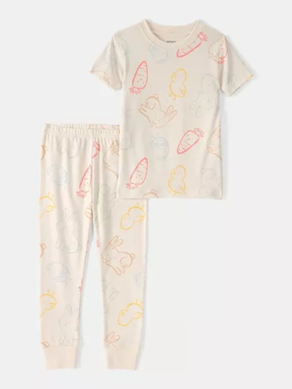 Toddler Girl Carter's Easter Bunny 2-pc. Pajama Top & Pajama Bottoms Set, 4T
